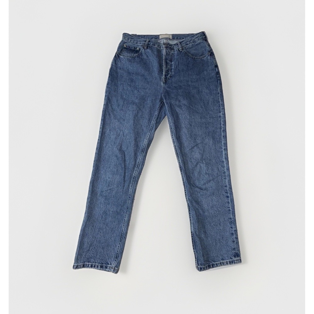 Everlane 90s Cheeky Jeans Womans Size 29 Button Fly High Rise Straight Organic